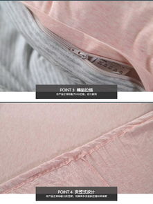 Woli窝里家纺 裸睡系列针织棉床笠四件套 全棉纯棉素色床上用品 1.5 1.8米床