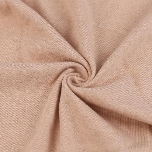 厂家直供彩棉双面布 彩棉棕色针织面料 舒适透气